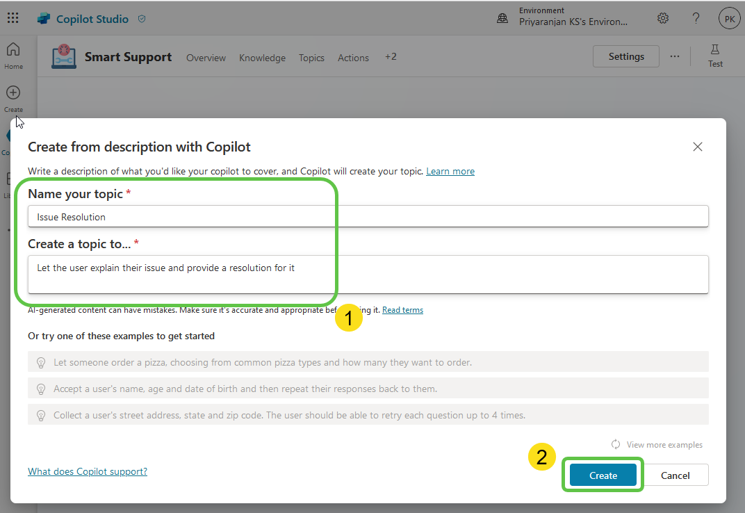 Provide Topic Details